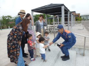 山火事防止の啓発活動1