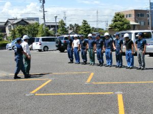 大井川分署訓練場での消防研修会1