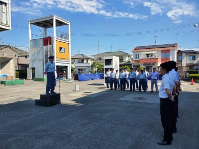 消防長より激励