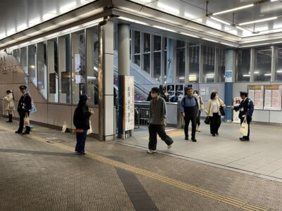 藤枝駅街頭広報